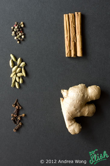 Chai ingredients