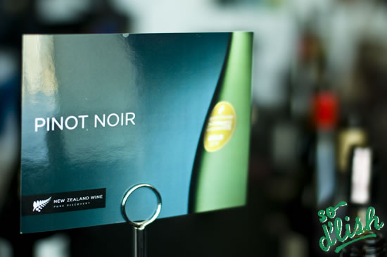 Pinot Noir sign