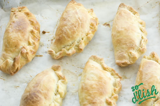 Olive and chorizo empanadas